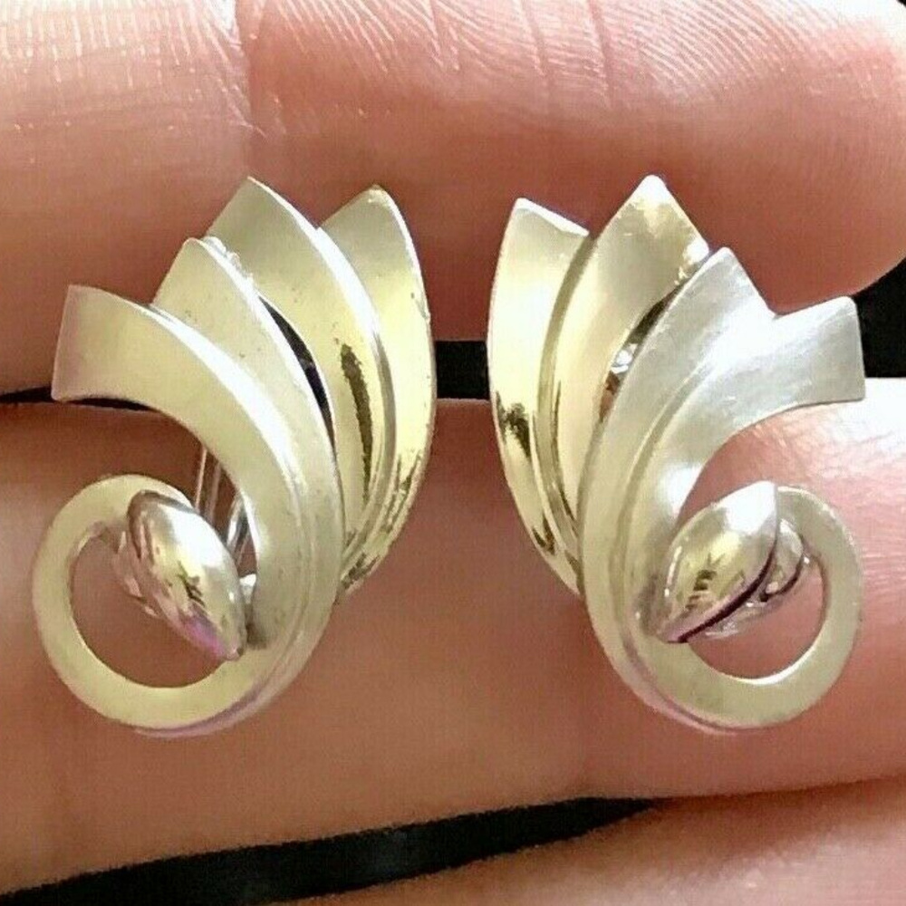 Vintage Carl Art 925 sterling silver earrings